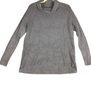 Devotion by Cyrus Womens Size Small Sweater Cowl Neck Chunky Knit Charcoal